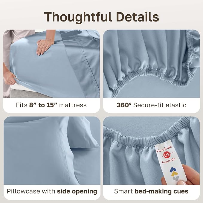 California Design Den Twin XL Sheet Set - Image 5
