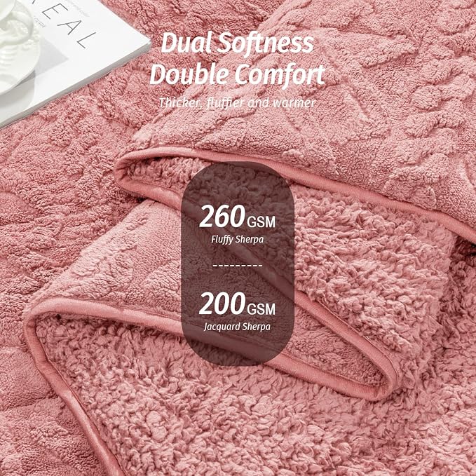 Wemore Weighted Blanket for Adults Twin Size 15 lbs, Dual Sided Soft Fuzzy - Image 2