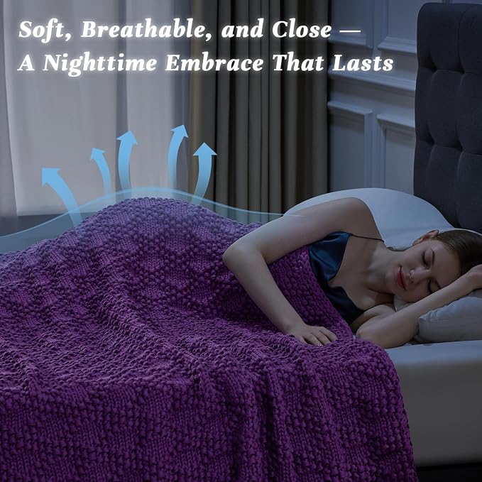 Anysay Knitted Weighted Blanket - Image 3
