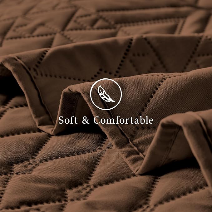 akkialla King/Cal King Size Quilt Bedding Set, Modern Style Geometric Pattern - Image 6