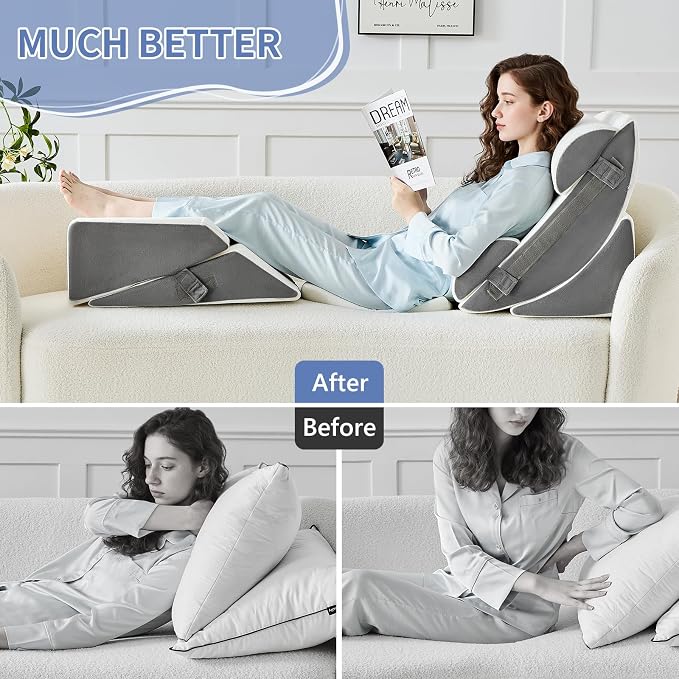Yojoker 9PCS Orthopedic Bed Wedge Pillow Set - Image 9