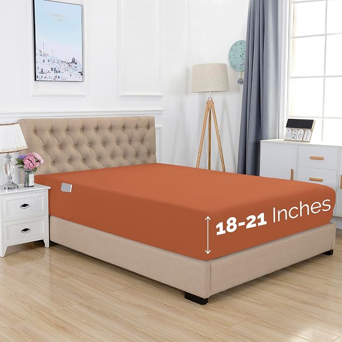 Elegant Comfort 1500 Premium Hotel Quality 18-21 Inches Deep by ELEGANTCOMFORT