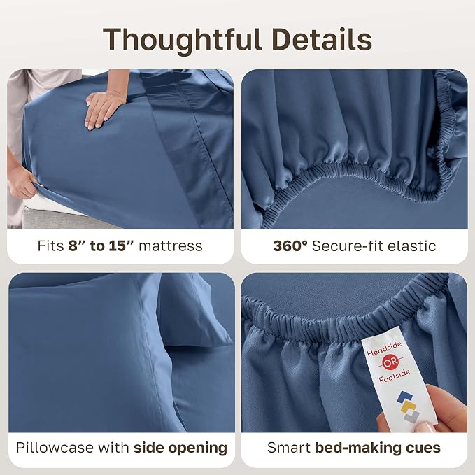 California Design Den Twin Sheet Set - Image 5
