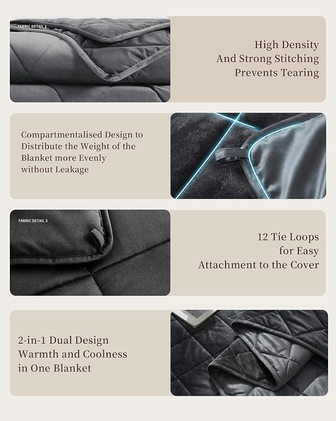 L'AGRATY King Size Weighted Blanket - Image 8