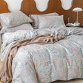 SUSYBAO Flower Paisley Duvet Cover Queen 100% Cotton 3 Pcs Set 1 Vintage by SUSYBAO