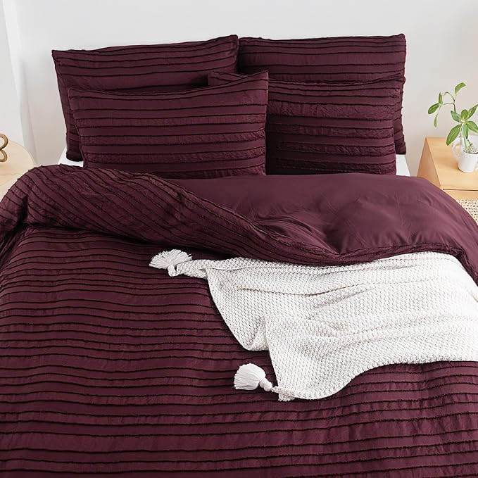 NEXHOME PRO Duvet Cover Full, 3 Pieces Boho Tufted Duvet Cover Set, Soft and - Image 7