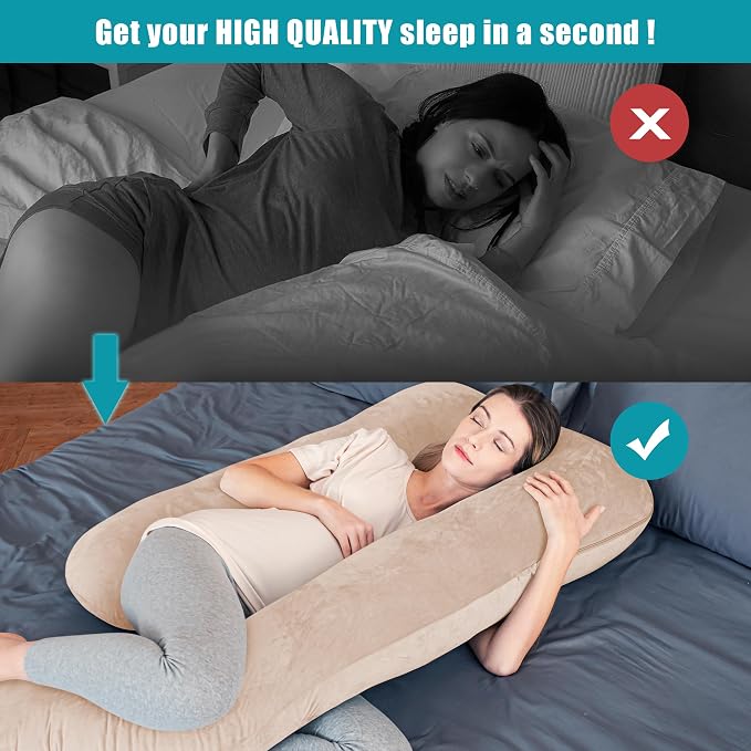 Cute Castle Pregnancy Pillows, Soft U-Shape Maternity Pillow - Image 6