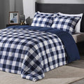 downluxe Lightweight Plaid Comforter Set by Downluxe
