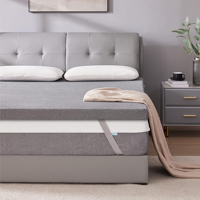 SINWEEK 3 Inch Gel Memory Foam Mattress Topper Full Size, Pad by SINWEEK