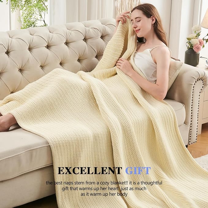 L'AGRATY Knitted Weighted Blanket - Image 7