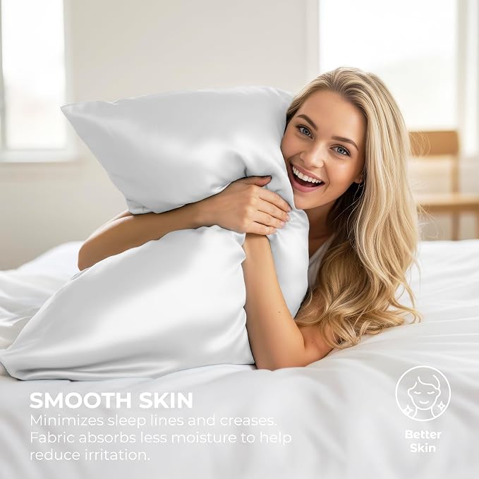 Pure Bedding Satin Pillowcase 2 Pack - Image 4