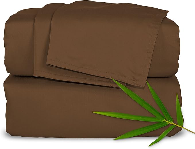 Pure Bamboo California King Sheets, Genuine 100% Organic Viscose Derived from by PureBamboo