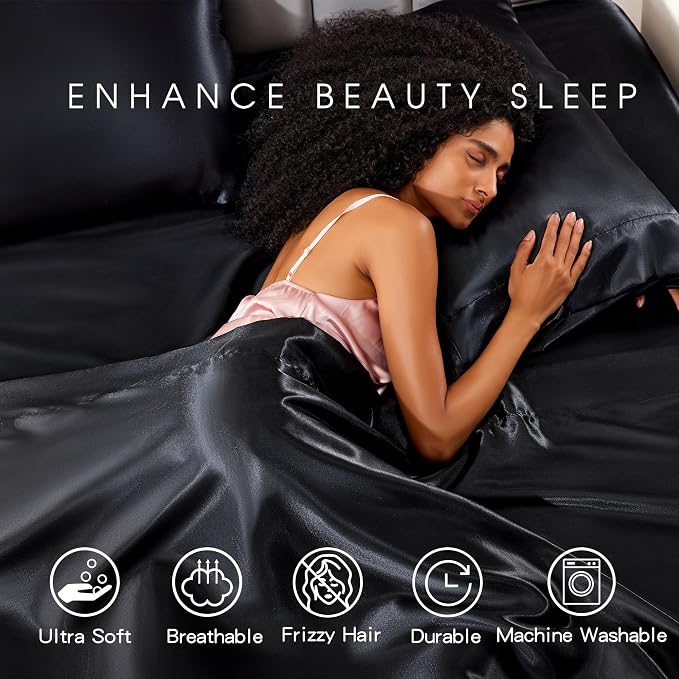 FreshCulture Satin Sheets California King - Image 7