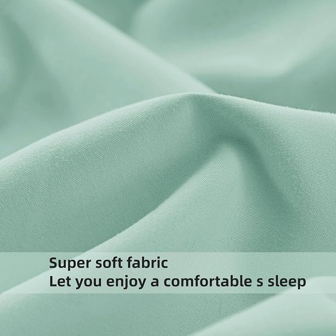 HBHLFZ Queen Fitted Sheet Only, Soft Breathable Bottom Sheet - Image 4