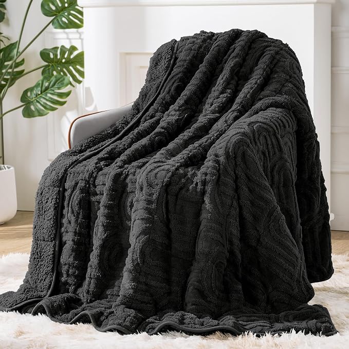 Sherpa Fleece Adult Weighted Blanket Great by EazfyPro
