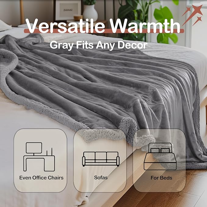 Heated Blanket Throw Size 50" x 60" Electric Blanket - Image 4