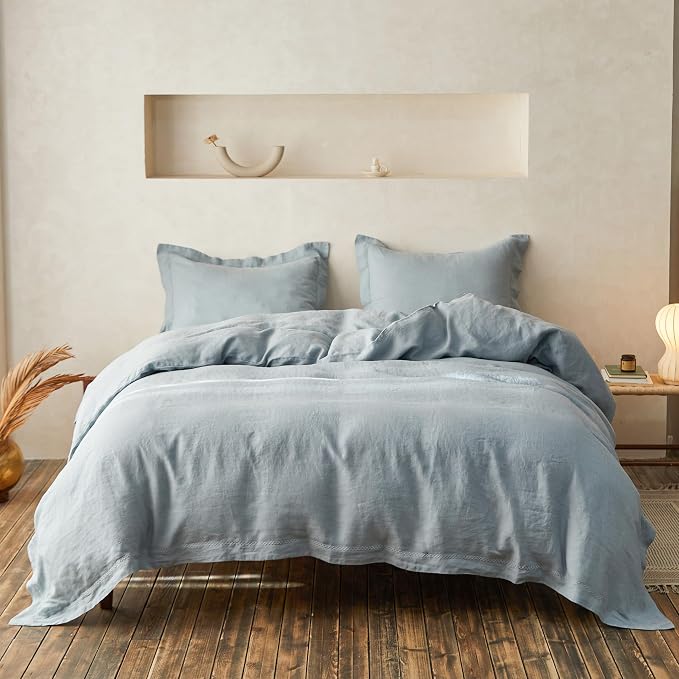 Simple&Opulence 100% Linen Duvet Cover Set by SimpleOpulence
