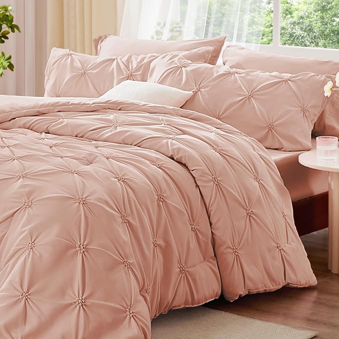 BEDELITE Dusty Pink Queen Comforter Set - Image 2