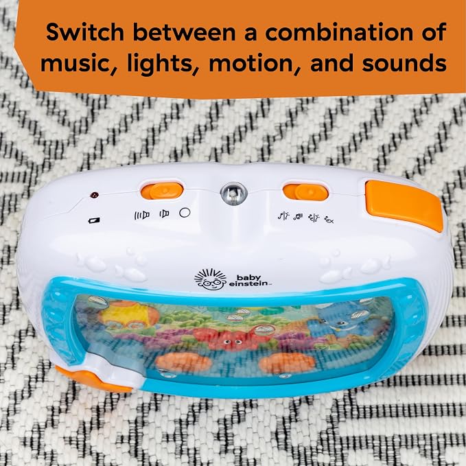 Baby Einstein Sea Dreams Soother Musical Crib Toy and Sound Machine, Newborn - Image 8