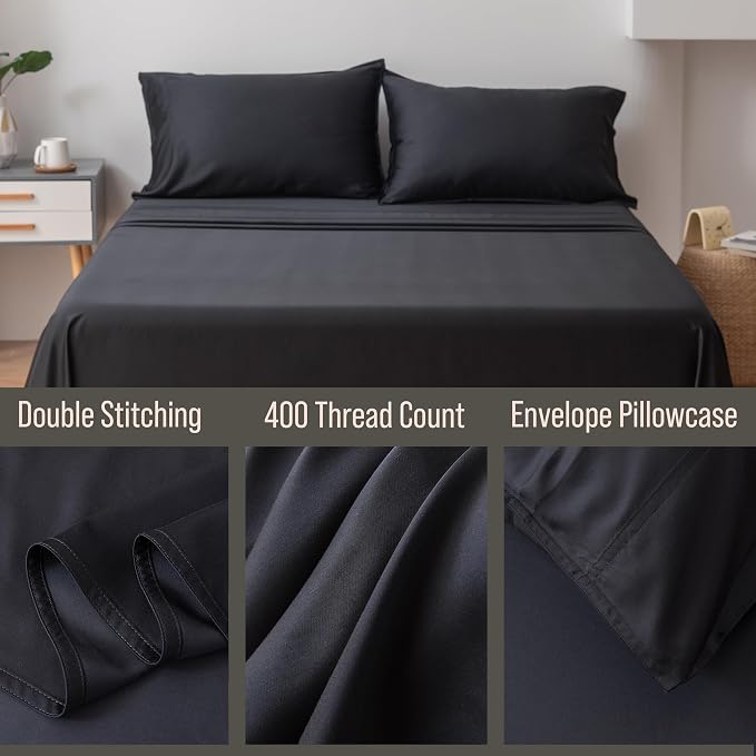Bella Coterie | Luxury Bamboo Viscose King Size Pillowcase Set | 100% - Image 3