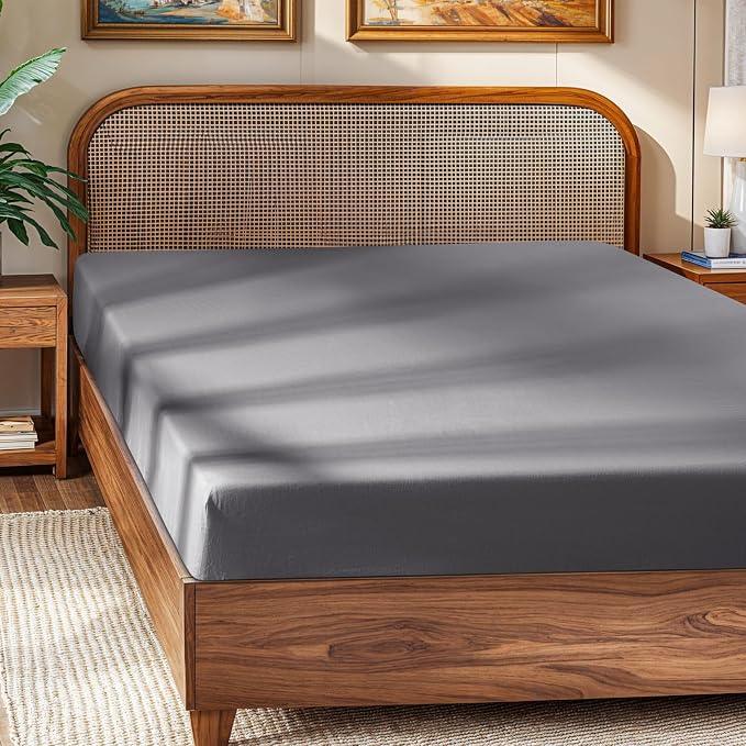 SONORO KATE 100% French Linen Fitted Sheet - Image 8