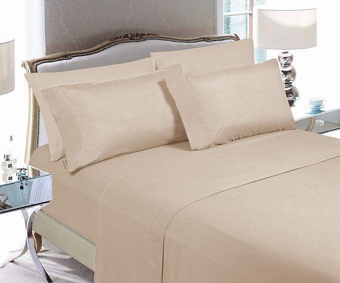 Elegant Comfort Luxury Soft Bed Sheets 1500 Premium Hotel Quality Microfiber - Image 2