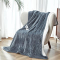 SNUGSUN Heated Blanket Throw Size, Soft and Cozy Electric Heating Blanket by SnugSun