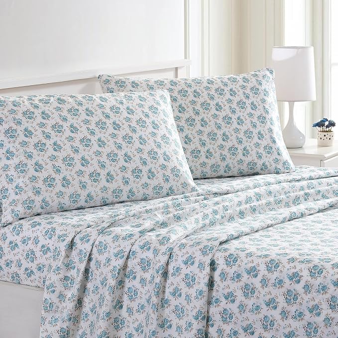 Modern Threads Printed 3-Piece Extra Soft Bedding Sheets & Pillowcase Set - Image 2
