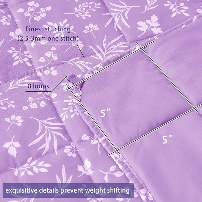 25 lbs weighted blanket Queen Size - Image 4