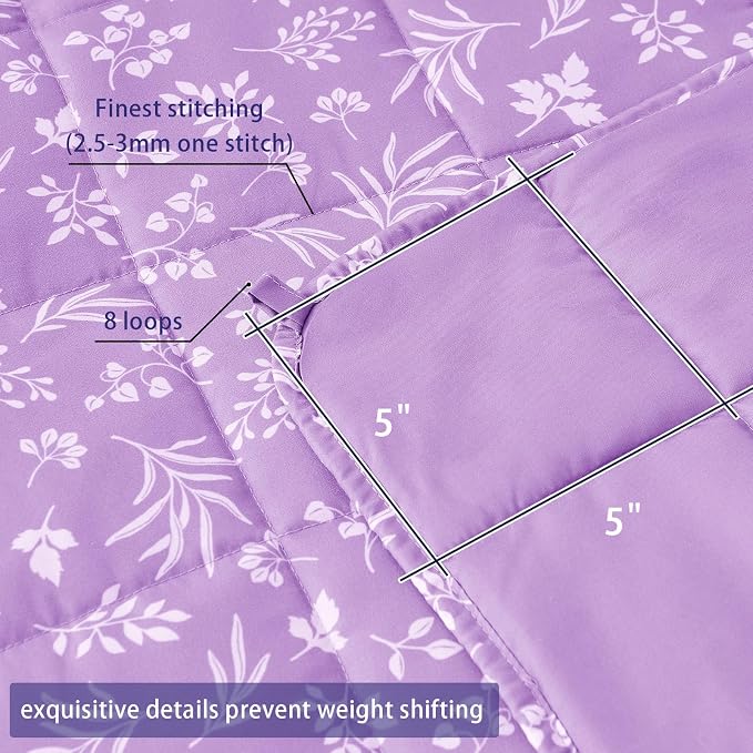 yescool Weighted Blanket for Adults Cooling Heavy Blanket for Sleeping Perfect - Image 3