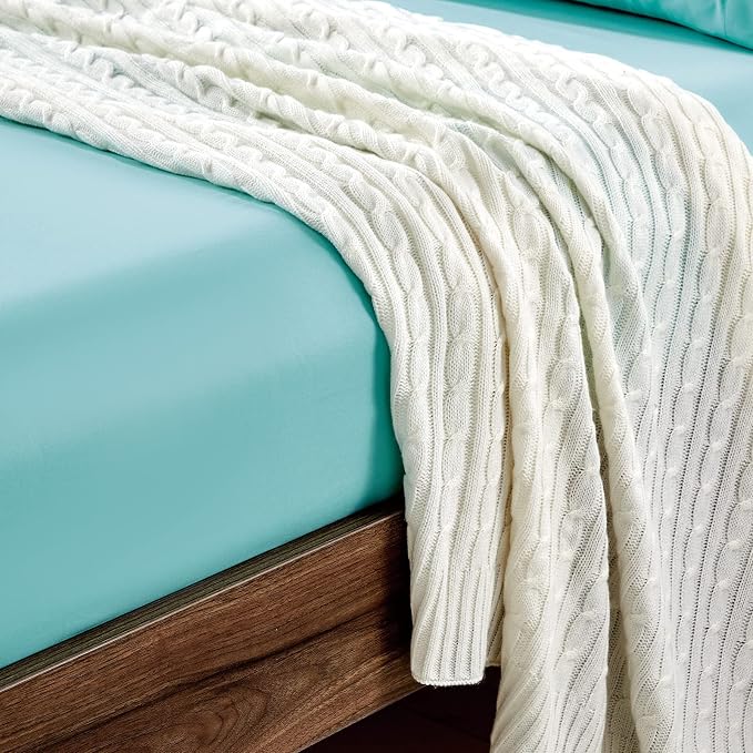 FreshCulture King Fitted Sheets, Bulk Pack of 6, Deep Pocket, Soft Microfiber - Image 5