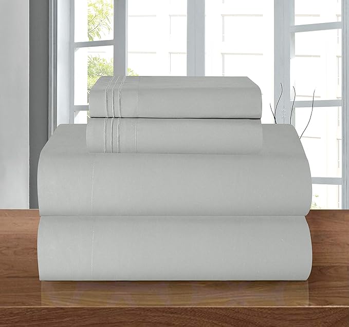 Elegant Comfort Luxury 1500 Premium Hotel Quality Microfiber 4-Piece Sheet Set - Image 2