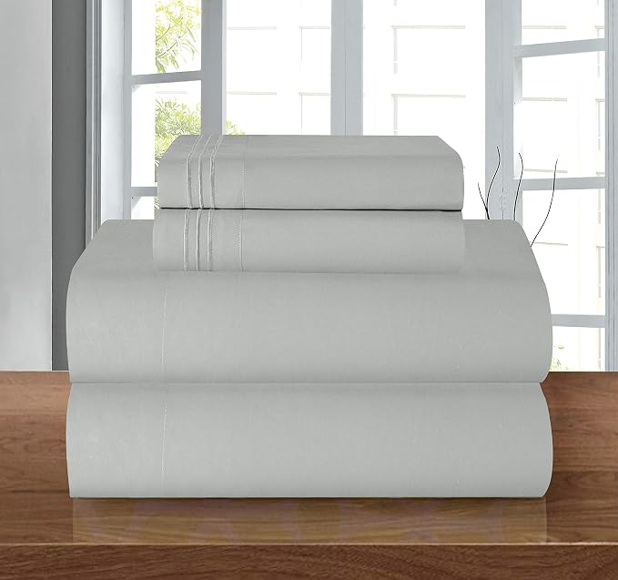 Elegant Comfort Luxury 1500 Premium Hotel Quality Microfiber 4-Piece Sheet Set by ELEGANTCOMFORT