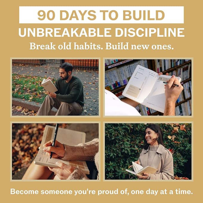 Undated Daily Planner | 90 Day Daily & Weekly Productivity Journal - Image 9