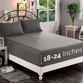 Elegant Comfort 1500 Premium Quality Fitted Sheet Ultra Soft 18-24 Inch Extra by ELEGANTCOMFORT