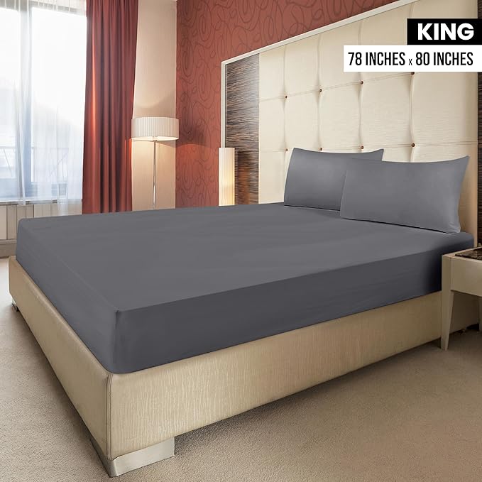Utopia Bedding King Fitted Sheets - Image 2