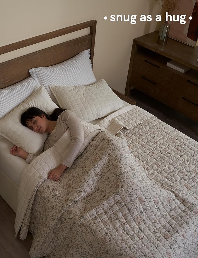 YnM King Size Linen Weighted Blanket - Image 3