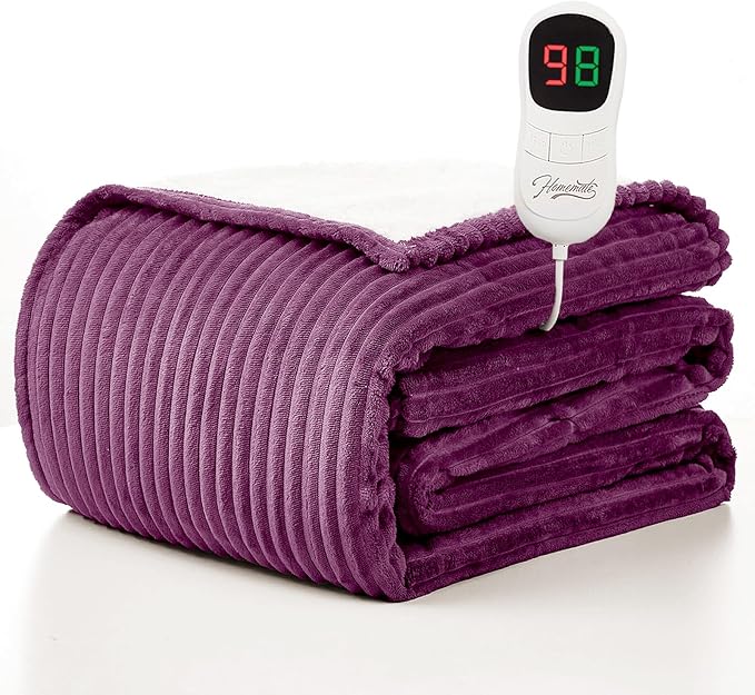 Homemate Heated Blanket Electric Throw by Homemate