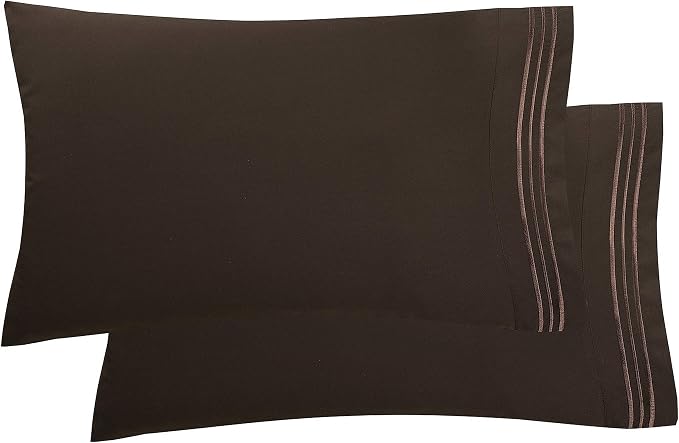 Elegant Comfort Luxury Ultra-Soft 2-Piece Pillowcase Set 1500 Thread Count - Image 2