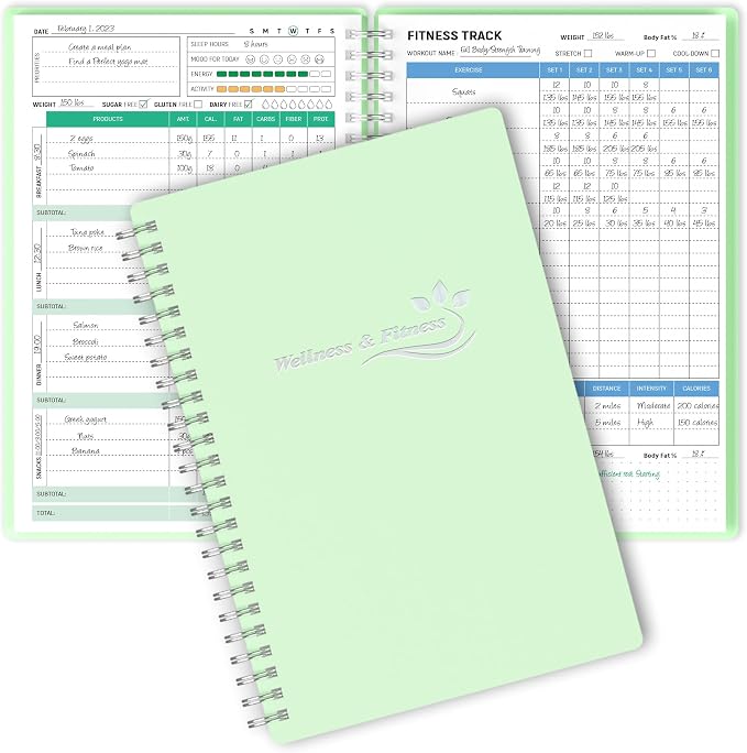 Wellness Planner & Fitness Log by Snootion