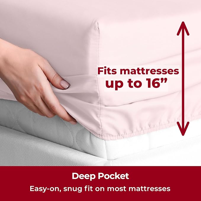 Mellanni Split King Sheets Set - Image 5