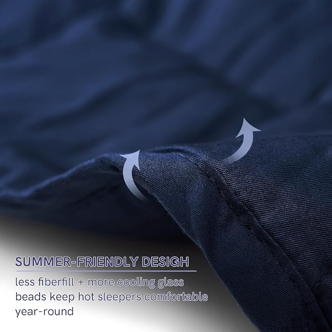 YnM Cotton King Size Weighted Blanket - Image 7