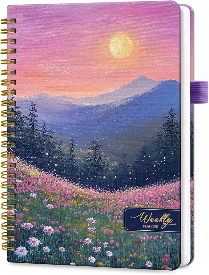 Undated Weekly Planner, Weekly To Do List Notebook by Taja
