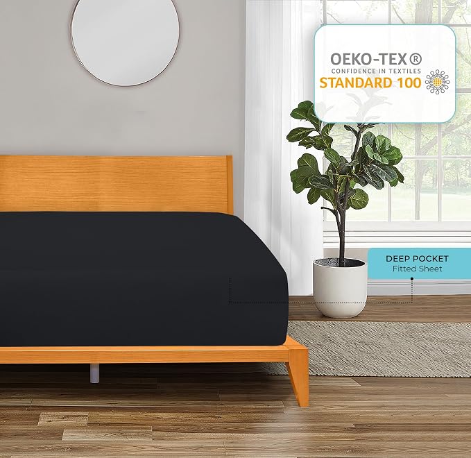 Royale Linens Fitted Sheet Twin XL - Image 7