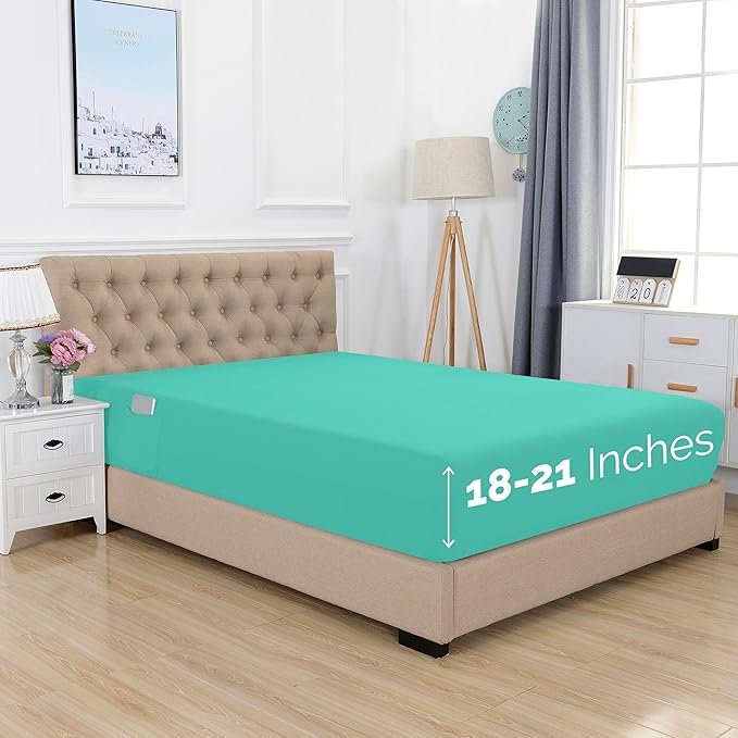 Elegant Comfort 1500 Premium Hotel Quality 18-21 Inches Deep by ELEGANTCOMFORT