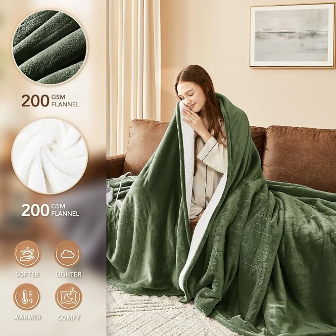 Homemate Electric Heated Blanket King - Image 3