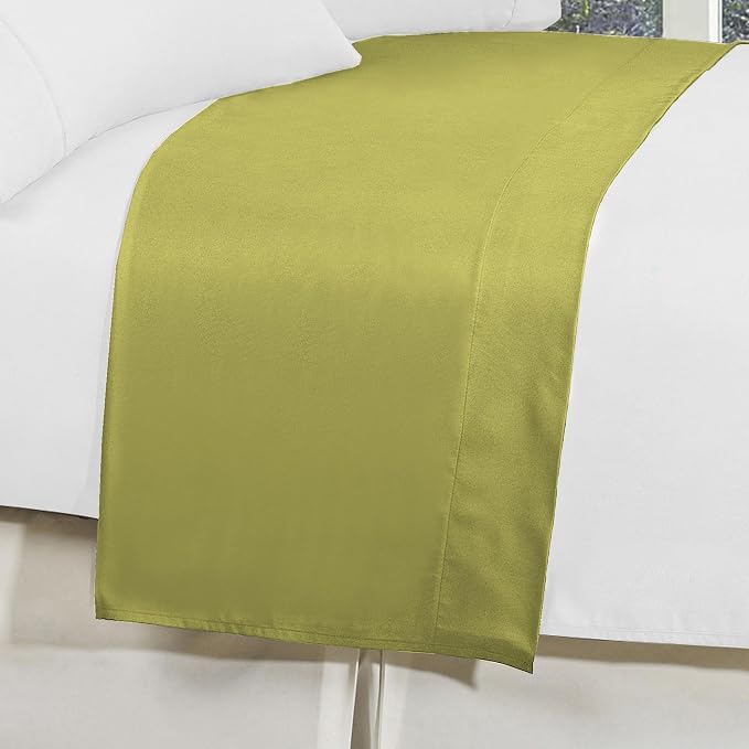 Elegant Comfort Premium Hotel Quality 1-Piece Flat Sheet, Luxury and Softest - Image 4