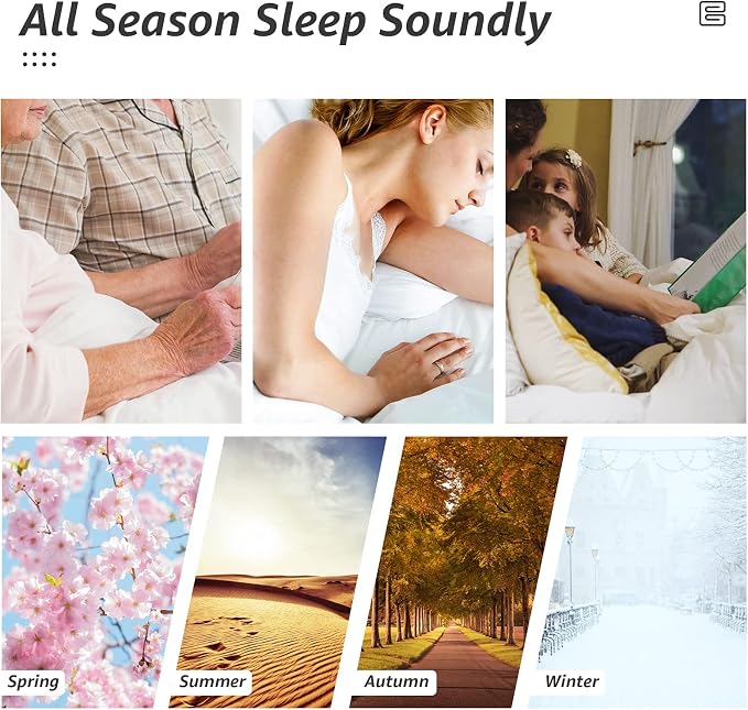 HYLEORY All Season Queen Size Bed Comforter - Image 7