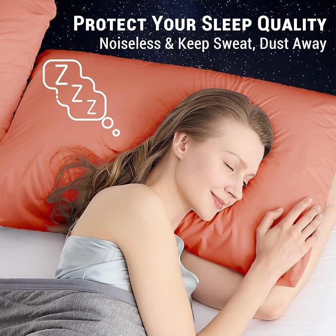 Gogreen Bamboo Rayon Waterproof Pillow Protector, Breathable Pillow Cover - Image 5