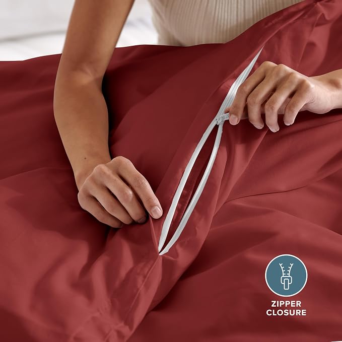 Bare Home Bedding Duvet Cover California King Size - Image 6